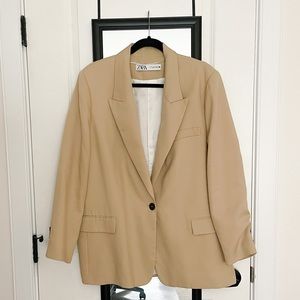 Zara cream blazer